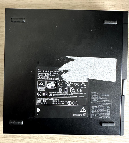 Dell optiplex 7050 micro - micro, pc