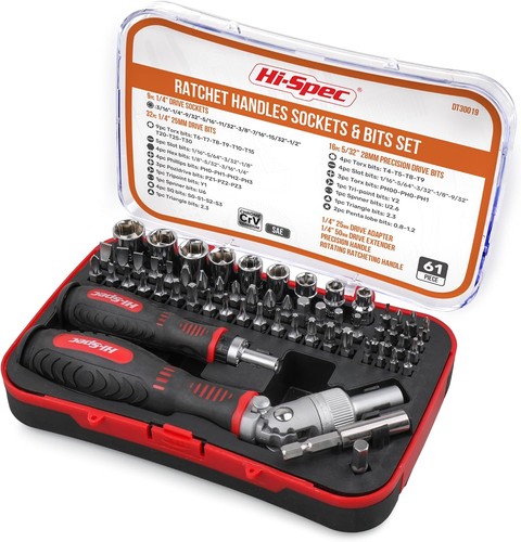 Spec 61pc screwdriver bit - hi-spec,
